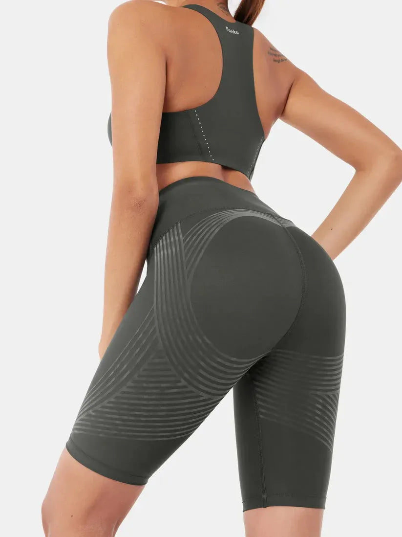 Leggings corti 3D – Ridefinisci la tua silhouette senza sforzo